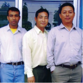 Bhim Lama, Ganesh Shrestha, & Kumar Giri